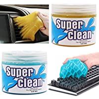 Limpiador Teclado- Limpieza Coche Gel Limpiador- Gel Universal Limpiador de Suciedad para Computadoras- Ventilaciones de…